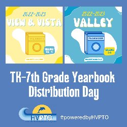 TK-7th Grade Yearbook Distribution Day 